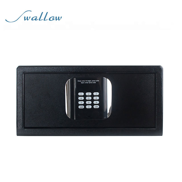 Steel Security Safe with Digital Lock, Black - Swallow