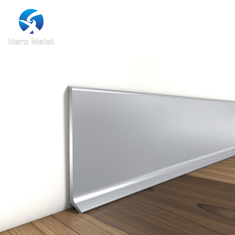 Border Edging Baseboard Trim 2m Rose Gold Waterproof Hero Metal Modern 1mm to 12mm Thick Kindergarten Skirting Board