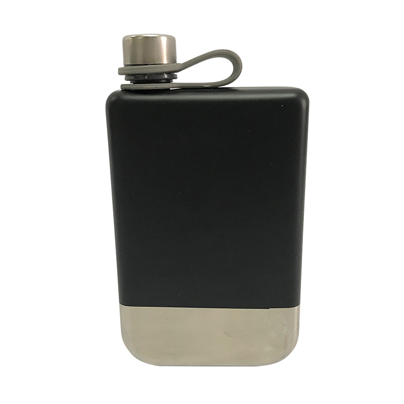 Hot Sales Stainless Steel 304 PU Leather Wrapped Hip Flask for Roughstock Royal Brackla Royal Canadian Royal Culross