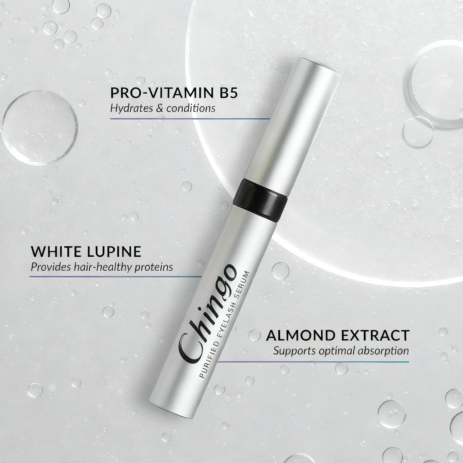 Eyelash Growth Serum for Lush Long Lashes Quick Safe Visible Results