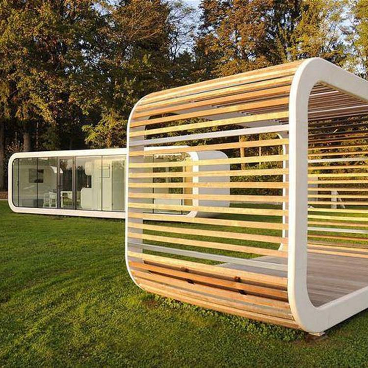 High Quality Luxury Tiny House 2 Bedroom Container Home Prefabricated Mobile Apple Cabin Office Hotel Office Personal Residence