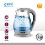 1.7L Glass Kettle Fast Boiling Safe Material BPA Free