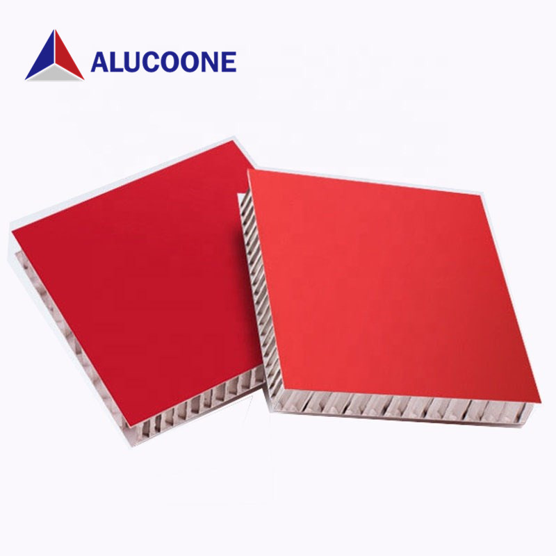 Outdoor Storefront Usage Aluminum Sandwich Honeycomb Core Panel Grey Painted