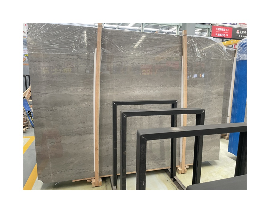 High-End Interior Decoration Natural Marmol Stone Slabs Gray Marble Cartier Grey Marble Slabs for Villa