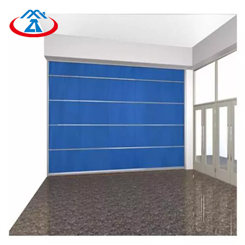 Fire Resistance Super Inorganic Fabric Folding Fireproof Rolling Shutter Door