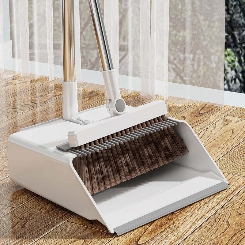 Broom Dustpan Set Household Foldable Living Room Sweeping Hair Broom