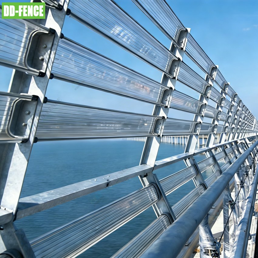 Custom Acrylic Wind Screen Panels High Transparency Acrylic Wind Barrier