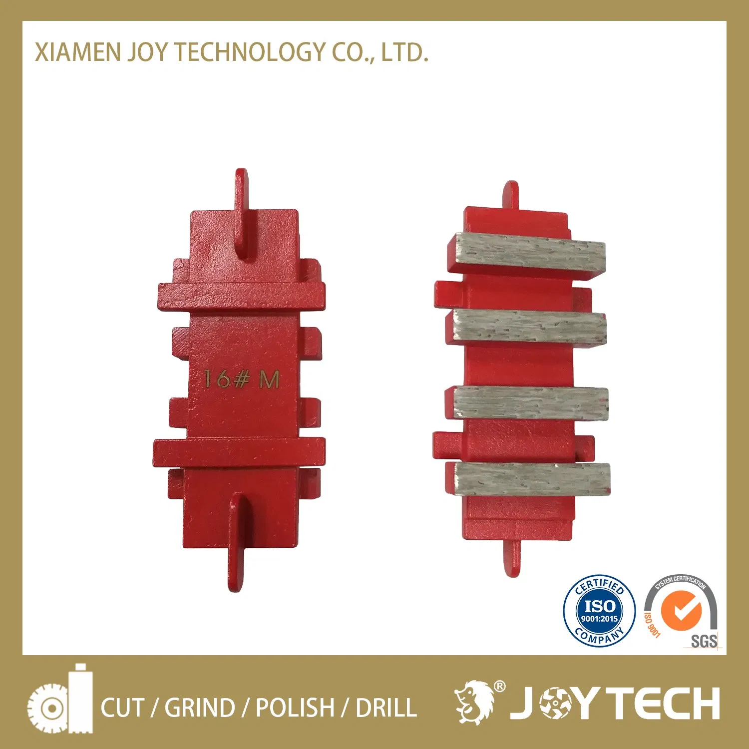 Edco Floor Grinder Diamond Grinding Block Concrete Grinding Wheel Abrasive Diamond Tool (JOY-ED-2)