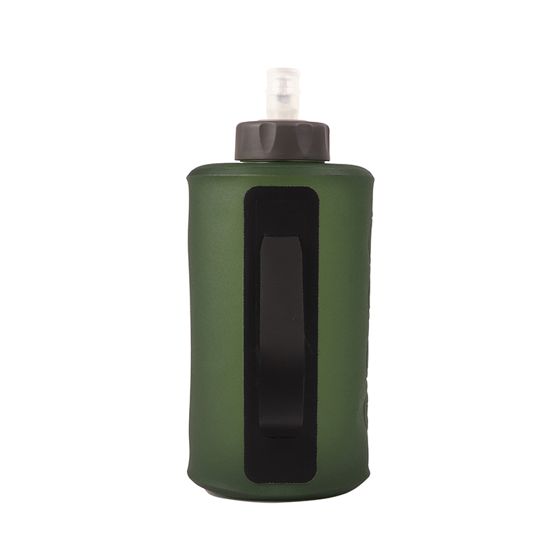 Soft Water Bottle1.5L Blue Green Gray TPU Running Foldable Kettle Collapsible