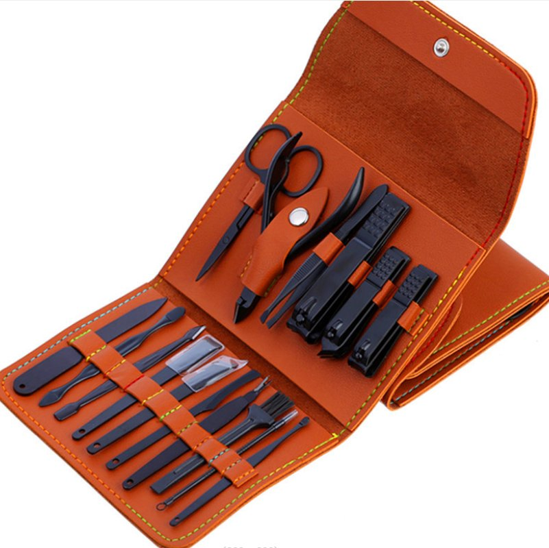 Manicure Pedicure Nail Clipper Set with PU Bag