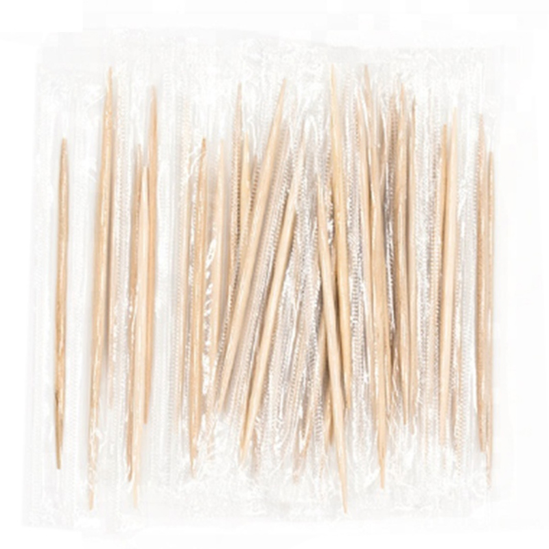 Bamboo Toothpicks with Individual OPP Packaging