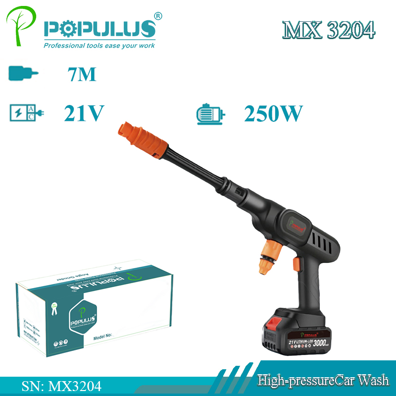 Беспроводная мойка высокого давления 21V 250Вт для авто и сада