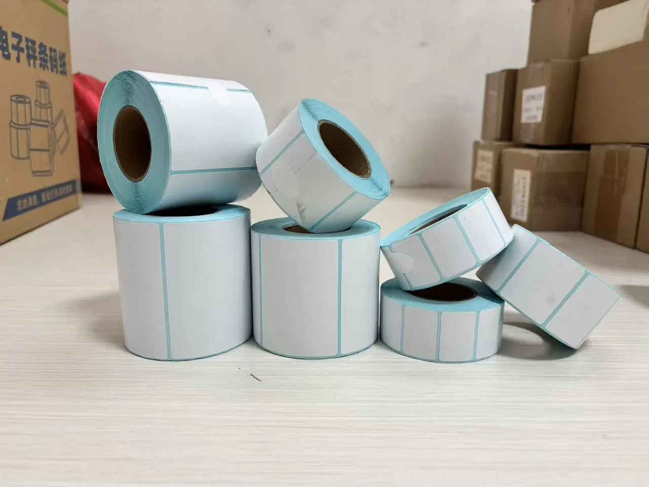 Thermal Ribbon Printer Packaging Adhesive Label
