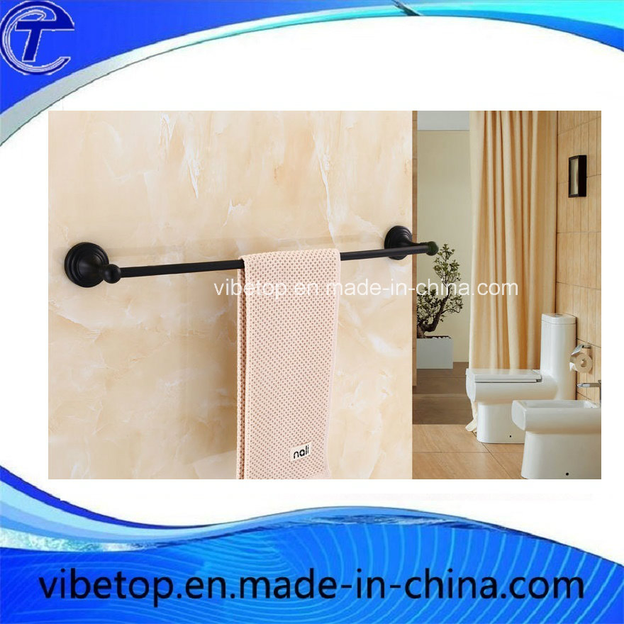 Stainless Steel Bathroom Black Towel Ring Towel Rack