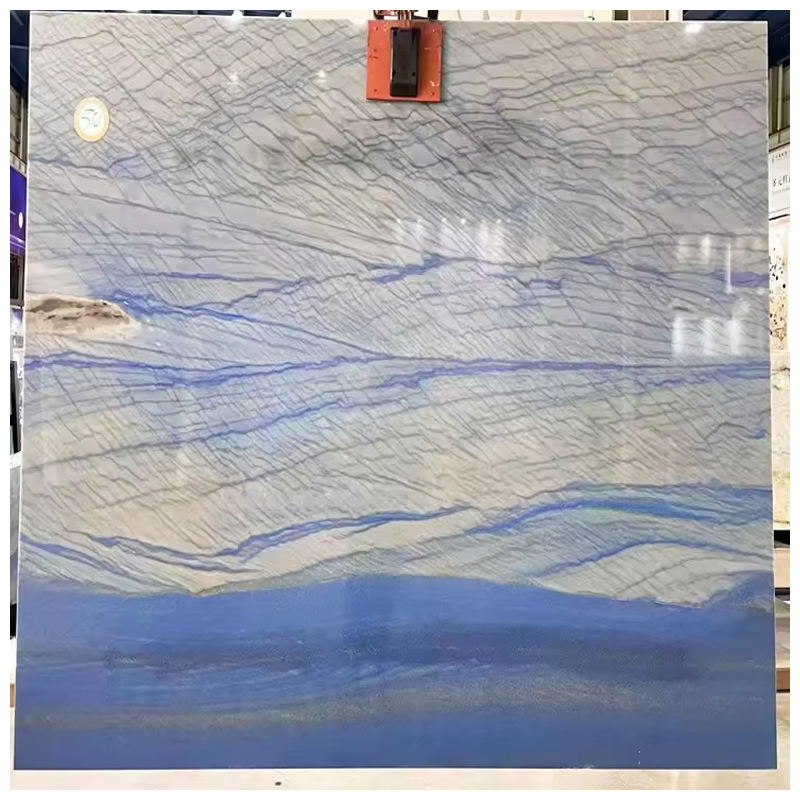 Brazilian Luxury Blue Macaubas Quartzite for Countertops and Accient Wall