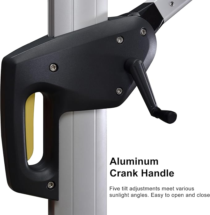 Stylish Outdoor Square Umbrella for Deck and Patio Protection