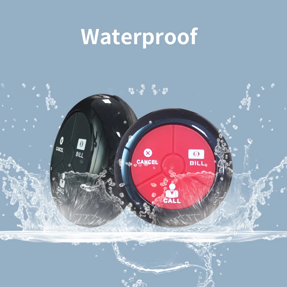 Wireless Restaurant Service Call System Voice Broadcast Table Bell Buzzer