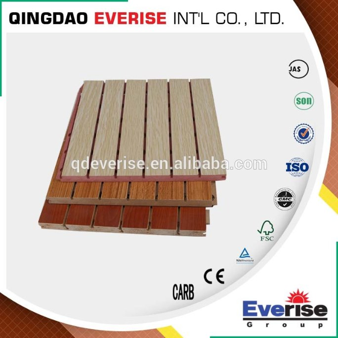 Melamine MDF/Slotted Wall Panel/Plain MDF/Slat Wall Panel/Veneer