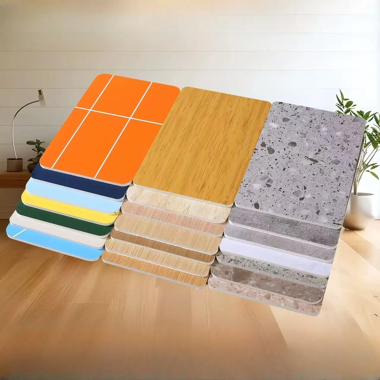 Waterproof PVC WPC Spc Wall Cladding Panel for Building Interior Decorative
