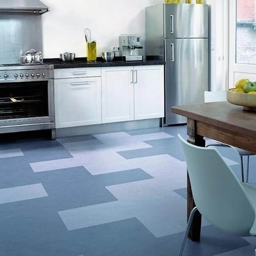 Lingding OEM Custom Highly Resistant Deformation Colorful Rubber Floor Tile