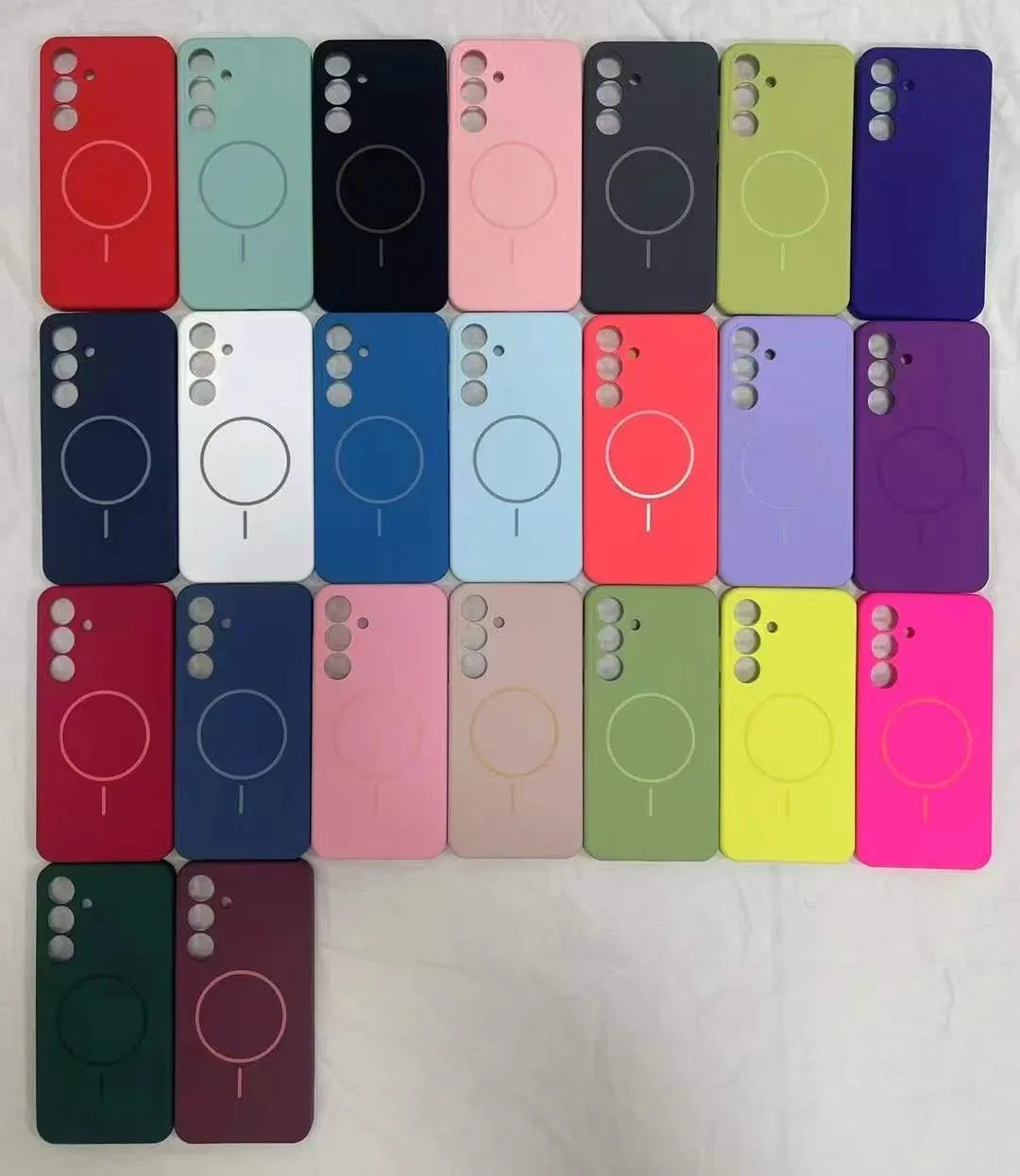 Чехол Samsung A55 Liquid Silicone, ударопрочный