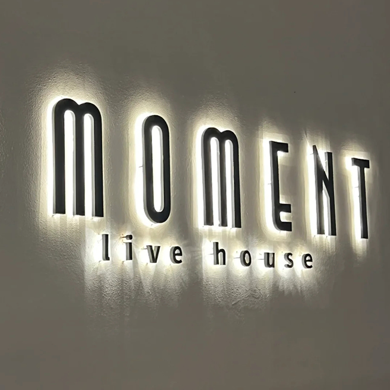 Ezd Stainless Steel Laser Cut Illuminated Backlit Advertising Channel Letters