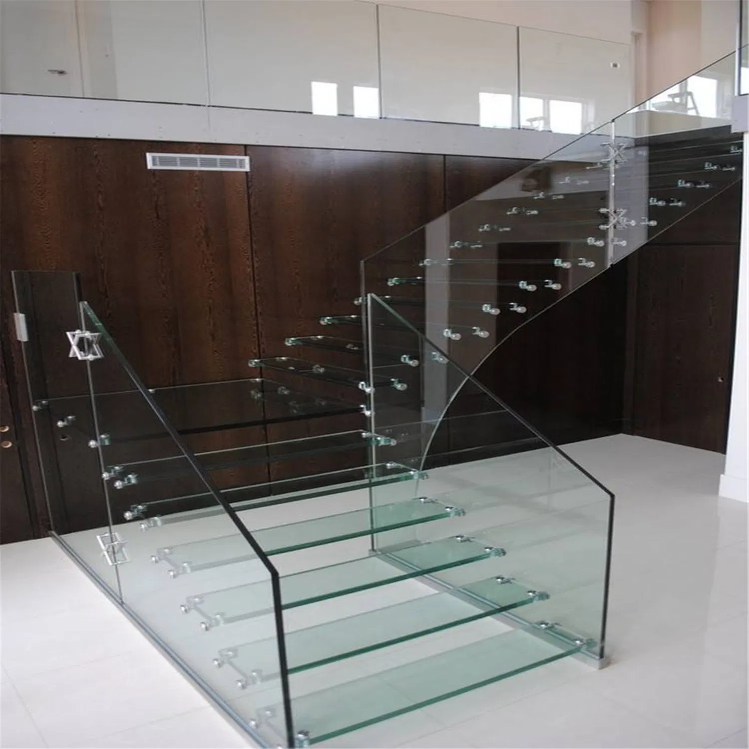 Hot Sale 17.52mm Super Clear Laminated Glass Stairs