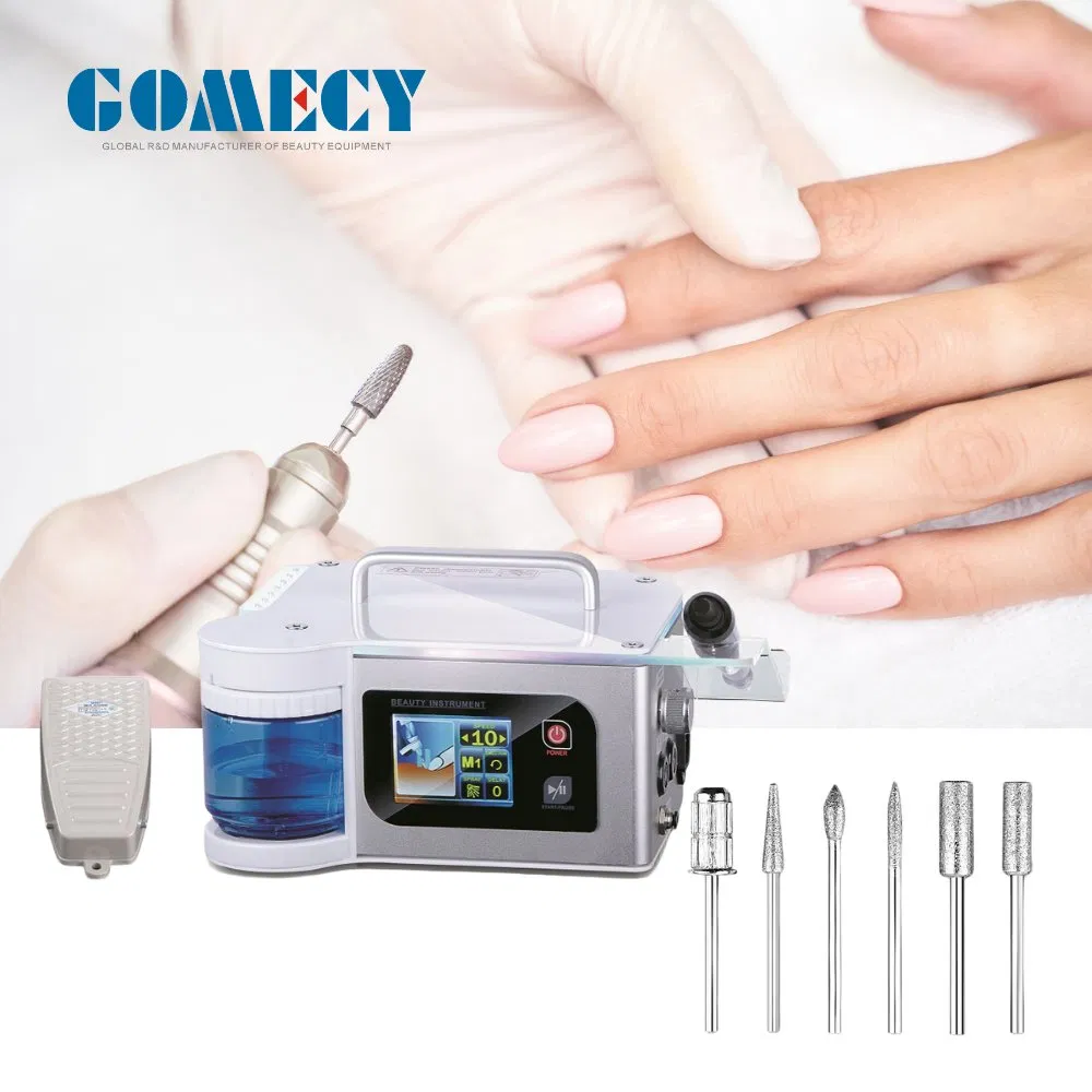Nail Drill Machine Electric Portable Nail File Sander for Gel Nails Polishing for Home Manicure Salon
