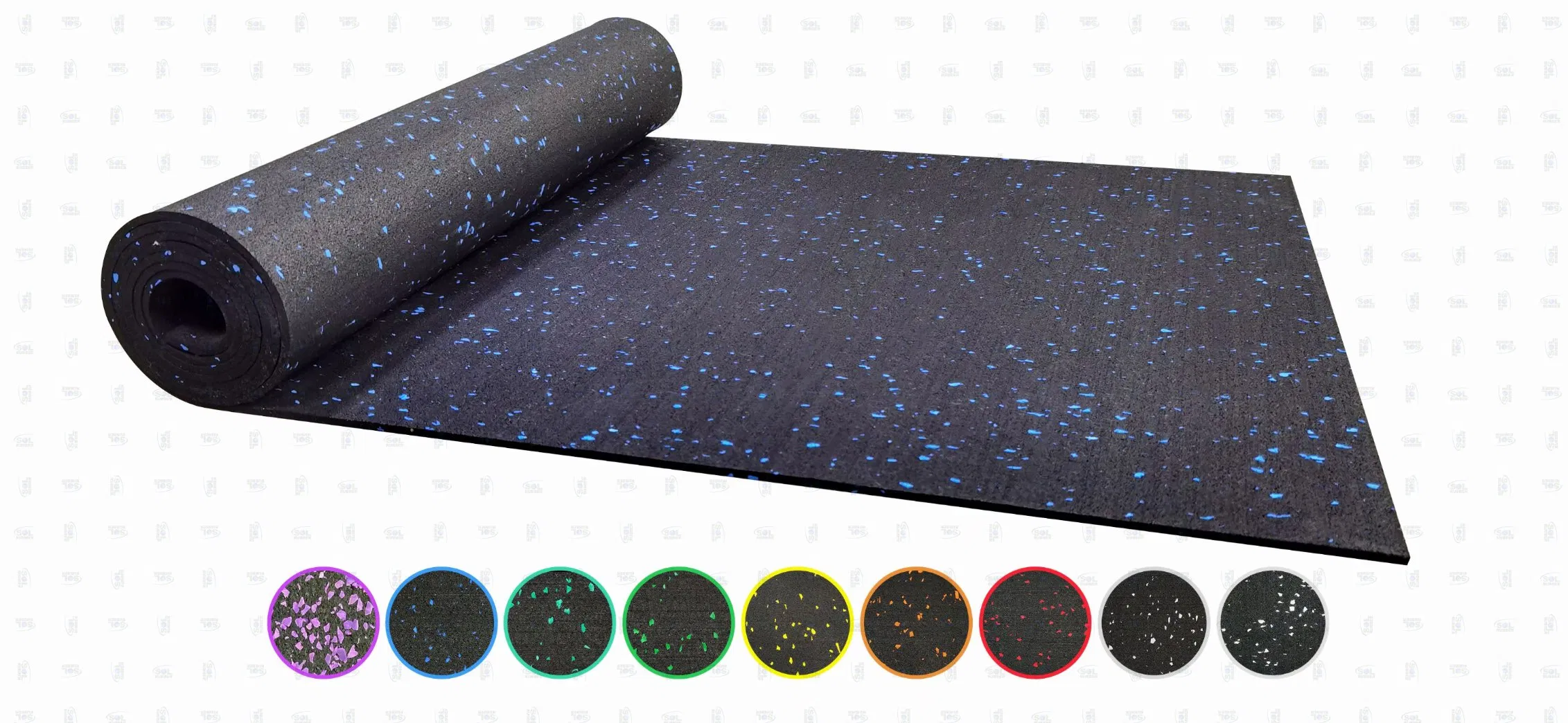 Sol Rubber Building Sound Insulation Underlayment Rubber Mats