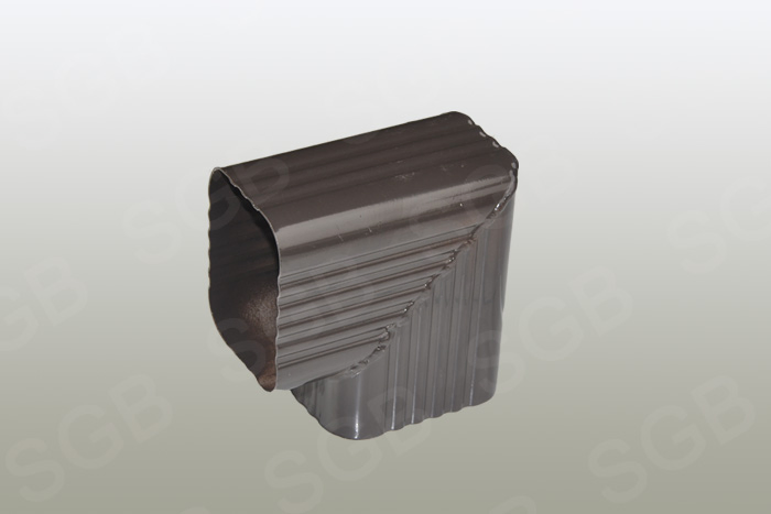 Cameroon Aluminum Alloy Rainwater Gutters and Down Pipe System Lowest Price Copper Black Brown Color