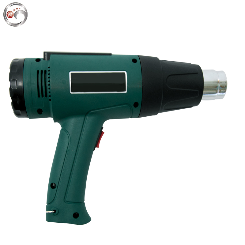 Heat Gun Kit 2000W with Dual-Temperature 5 Nozzles, Hot Air Gun 122f-1022f Heating in Seconds for DIY Shrink PVC Tubing/Wrapping/Crafts, Brownish Green
