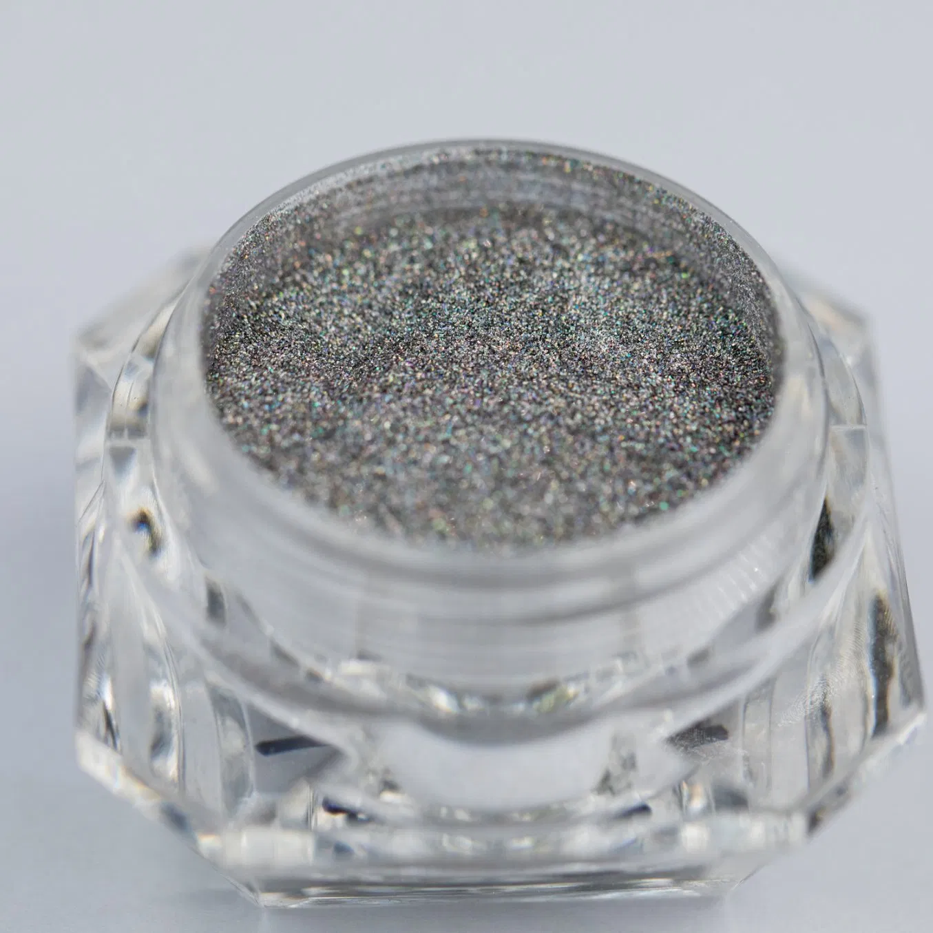 Ls035 Supearl Holographic Sliver Pigments for Nail Beauty Nail Art Satin Holo Silver Shiny Beauty