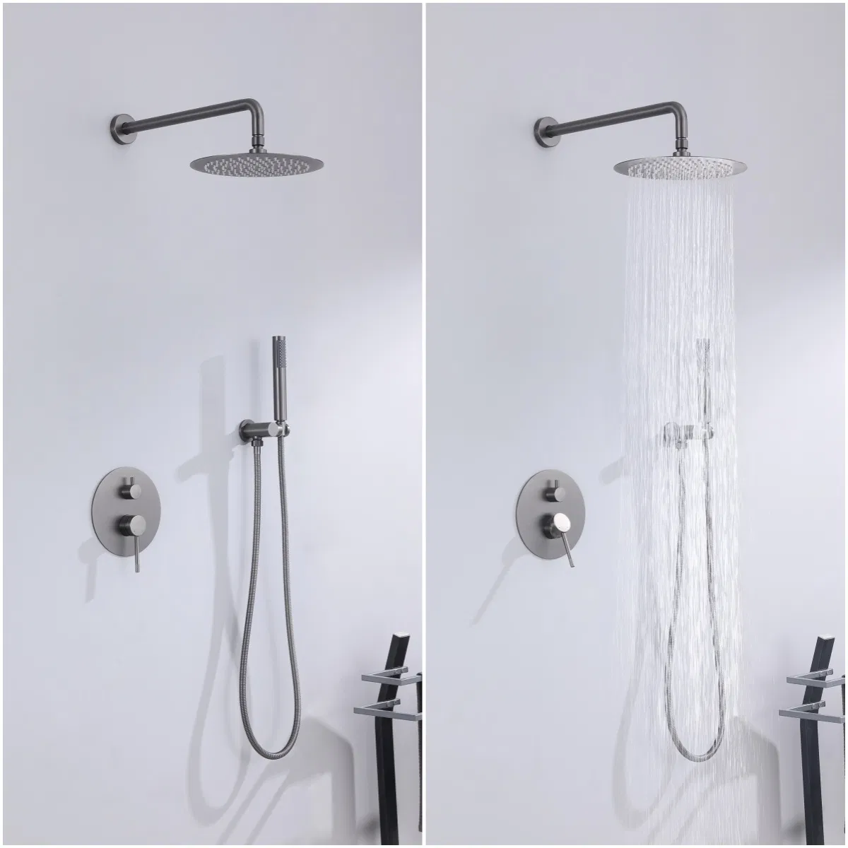 ABS Fresh Plastic Bathroom Fitting Shower Mixer System Head Set