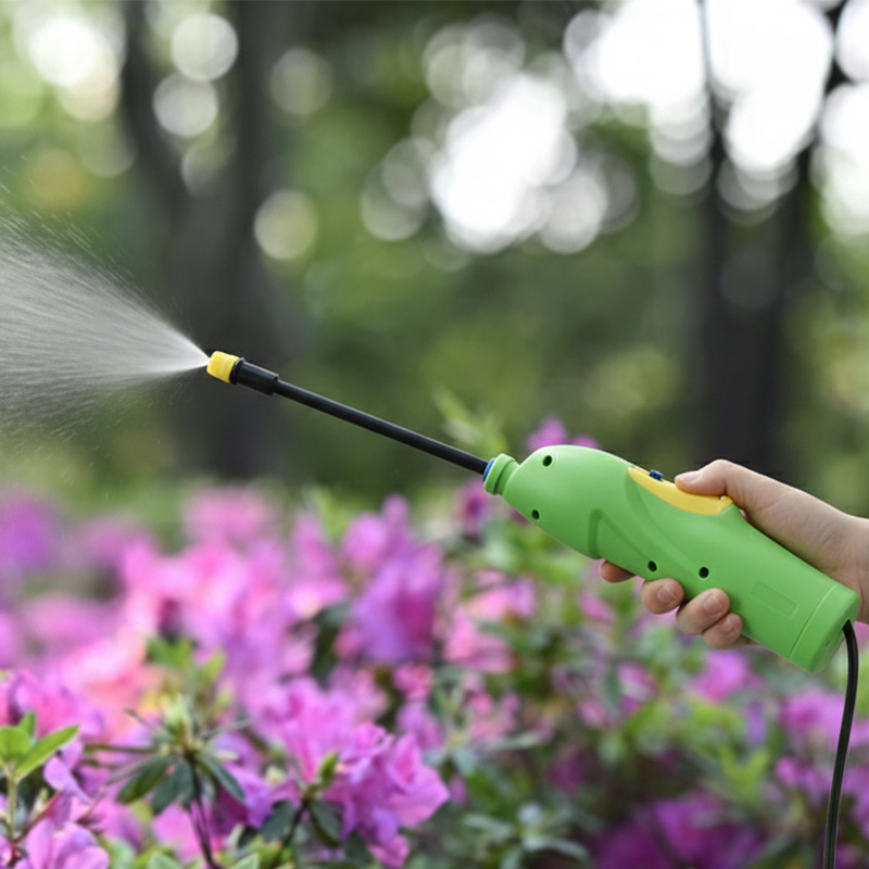 Battery Powered Sprayer Wand Automatic Electric Garden Sprayer for Lawn Garden Disinfection