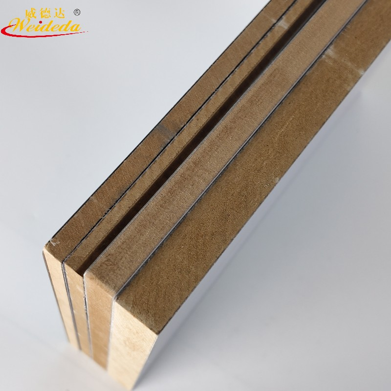 15mm 18mm 25mm Fireproof Wood Grain Texture Matte Glossy HPL Laminated High/Medium Density MDF/HDF Panels for Door Cabinet Furniture