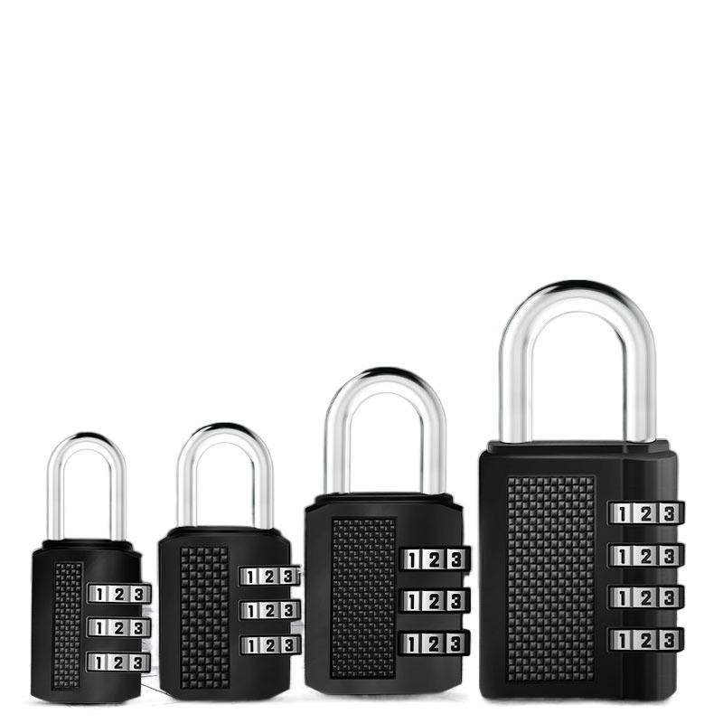 Padlock with Password Required Waterproof Gym Home Small Head Mini