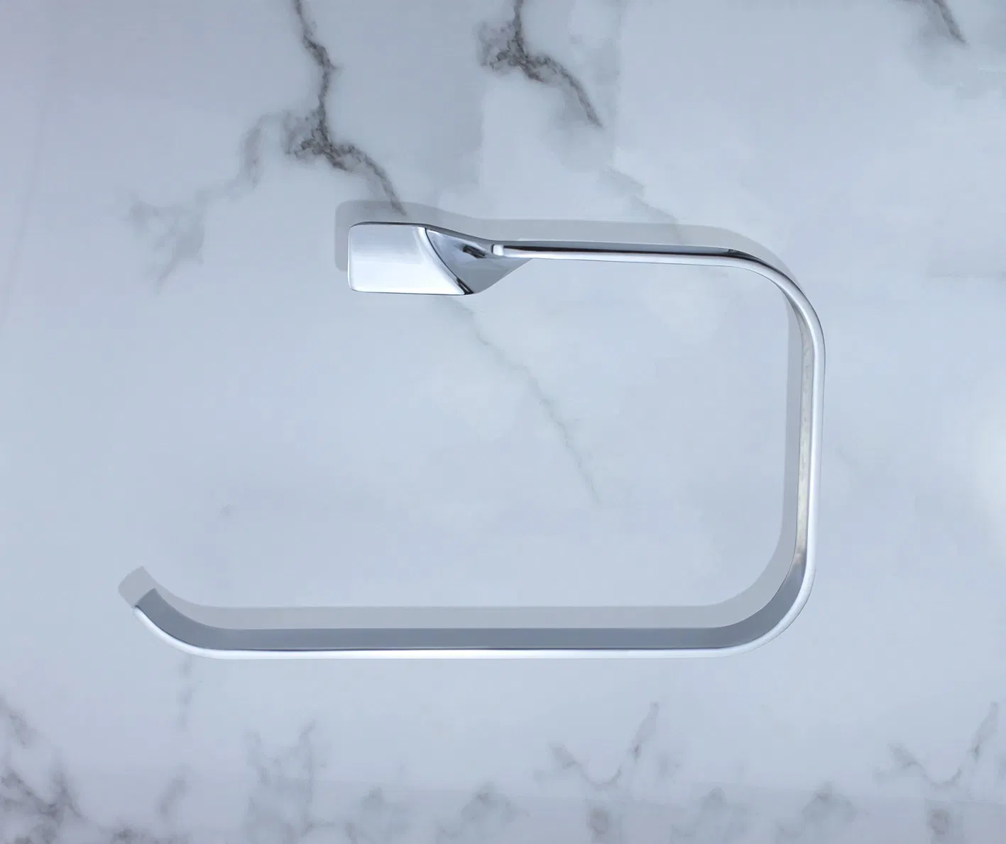 Standing Chrome Plating Zinc Single Tumbler Holder