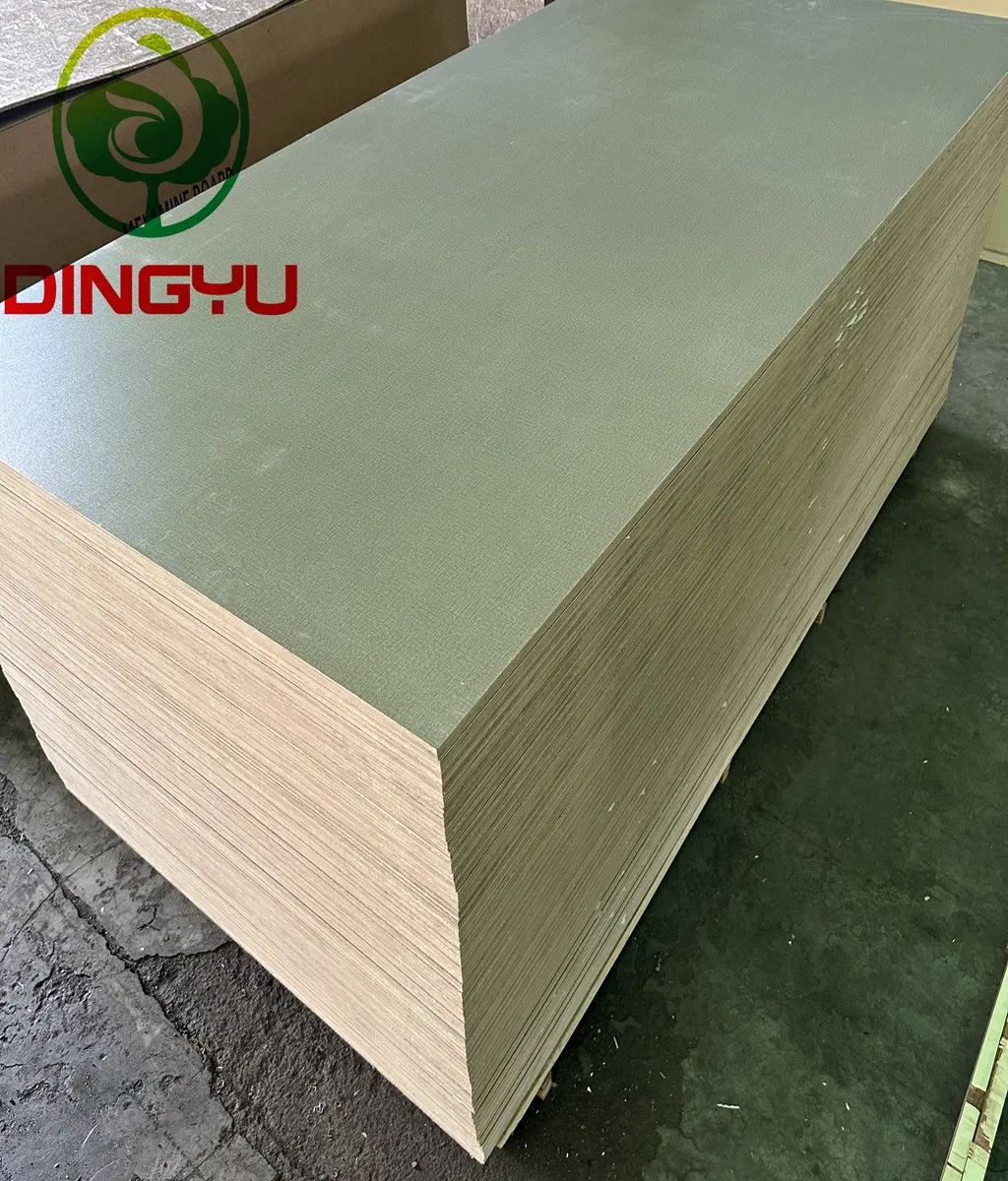 1220*2440*18mm Melamine Plywood Poplar Core Wood Grain