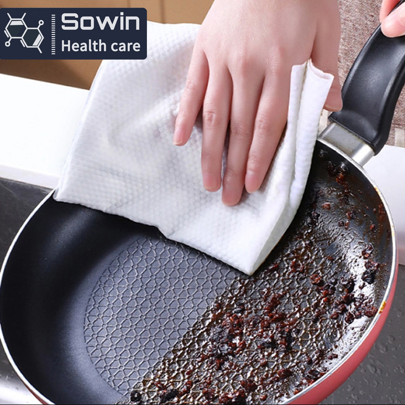 Wholesale Factory Bulk Smoke Machine Strong Oil Removal Kitchen Cleaning Wet Towel