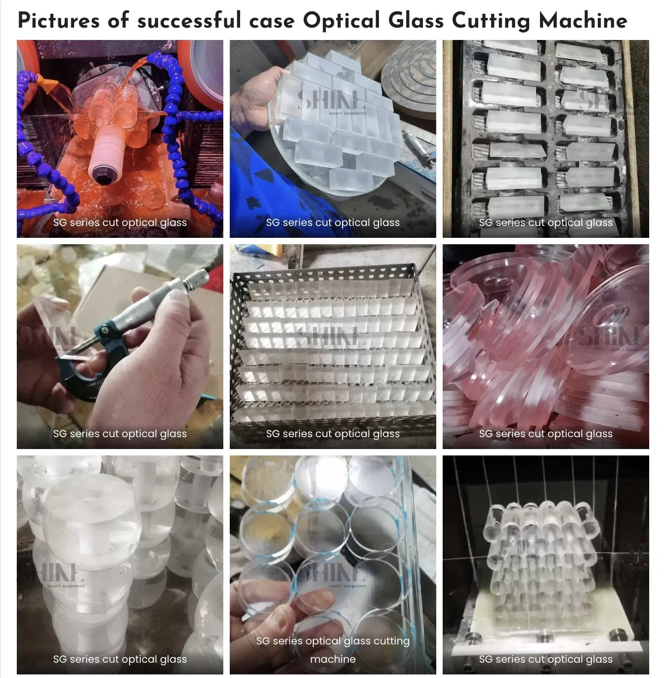 High-Speed Diamond Wire Saw Machine for Optical Glass with Smooth Surface