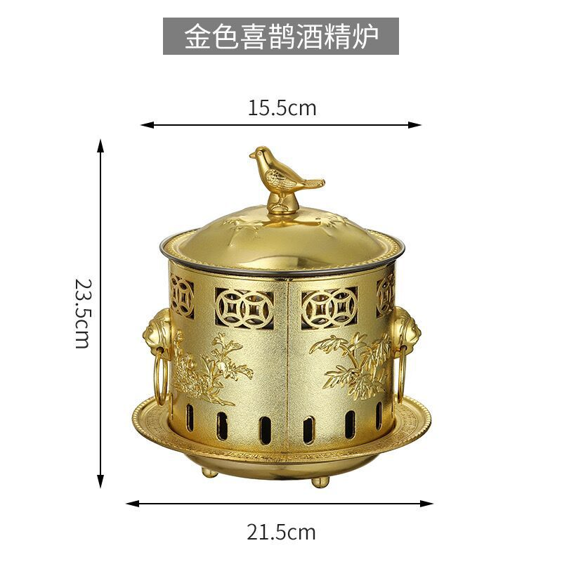 Classical Alcohol Cooking Serving Food Warmer Mini Stove Chafing Dish Kitchenware