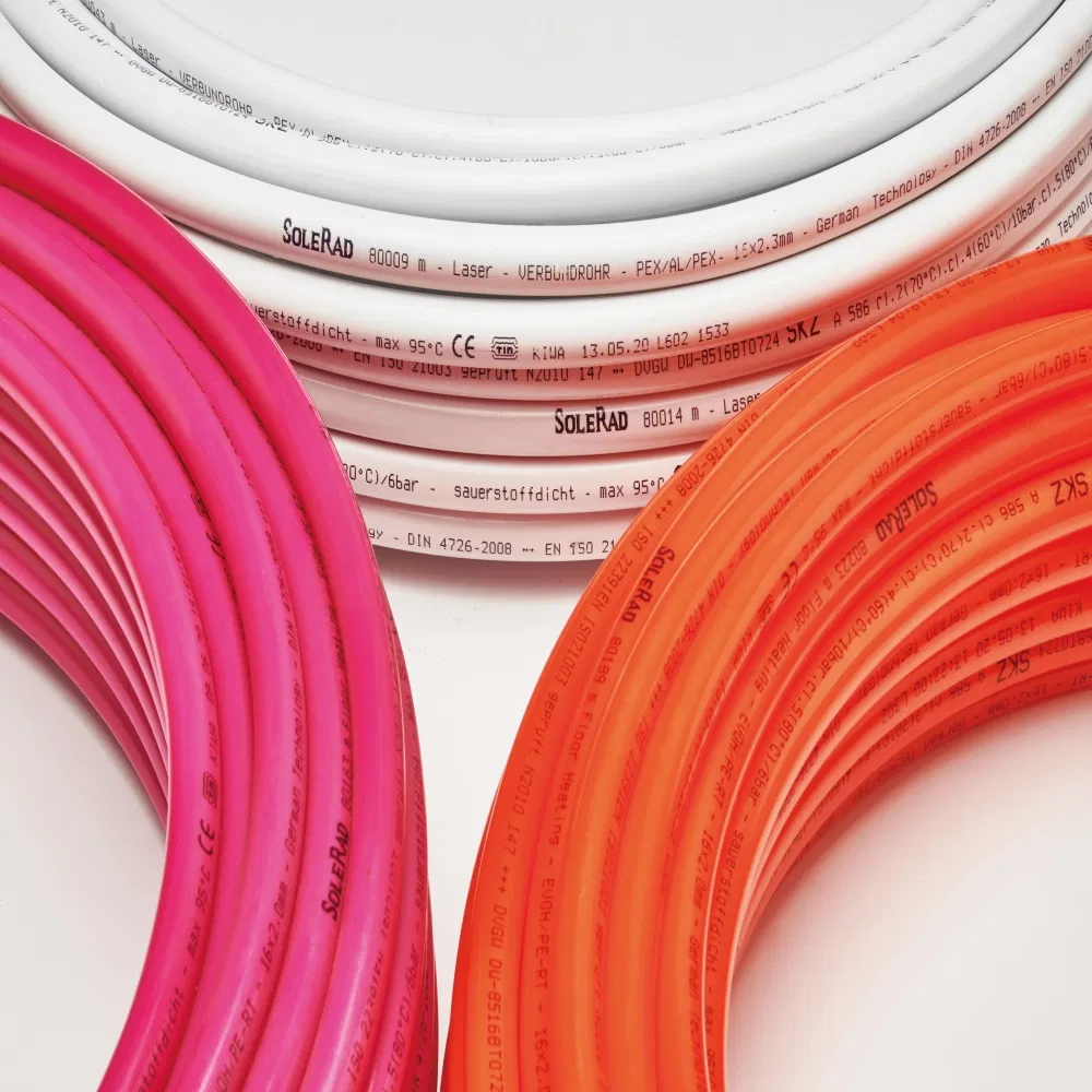 16mm Pert EVOH Pipes with Oxygen Barrier for Underfloor Heating
