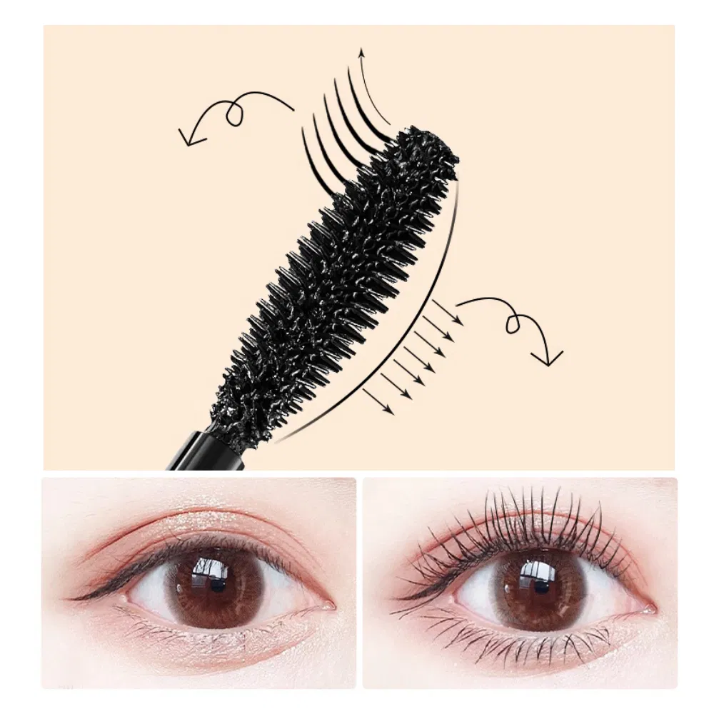2021 Cosmetic Mascara 3D Fiber Lash Waterproof Unique Mascara with Brush