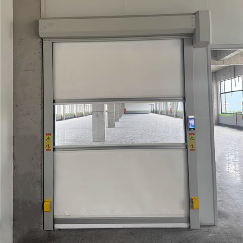 PVC Fabric Airtight Industrial Automatic High Speed Security Rapid Rolling Fast Door for Clean Room or Warehouse
