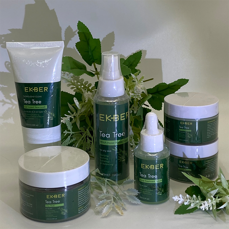 Beauty Skin Care Whitening Acne Remover Anti-Aging Tea Tree Skincare Set
