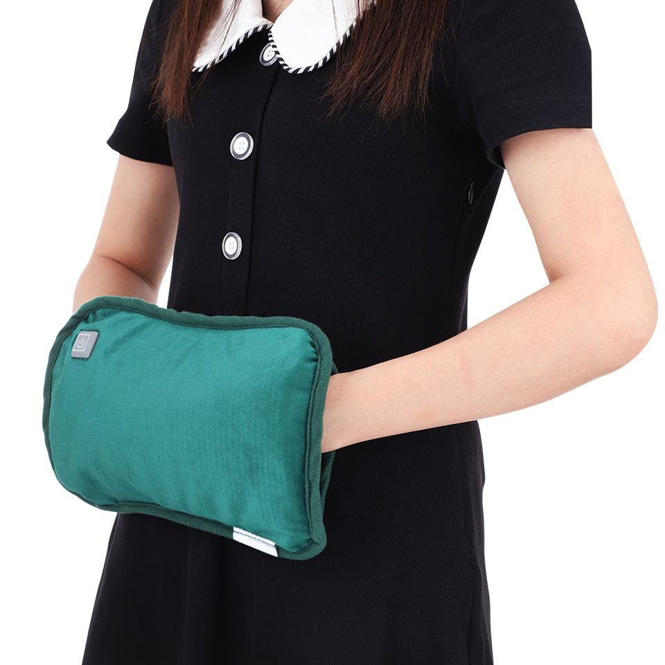 USB Rechargeable Flannel Hand Warmer Bag for Winter Comfort
