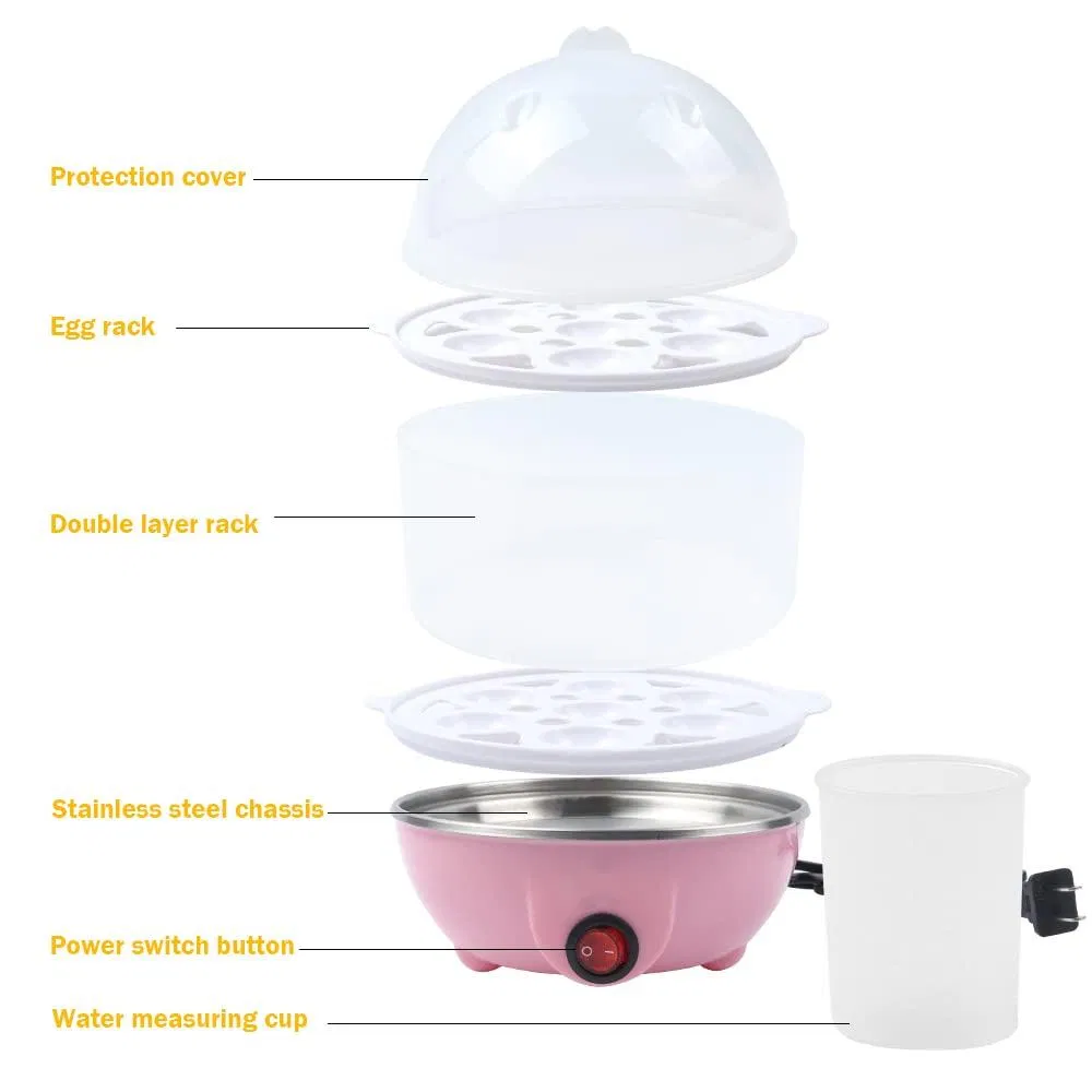 Multifunction Heated Automatic Shut off 350W Rapid Electric Maker Egg Cooker Boiler