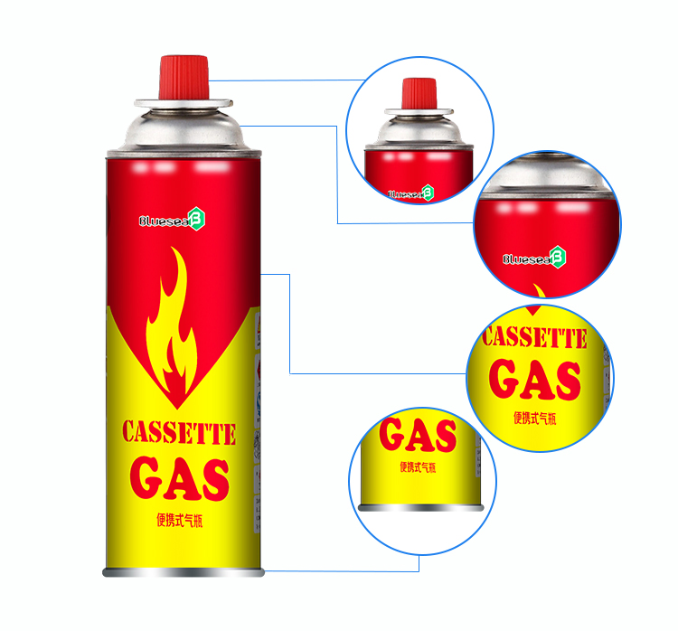 OEM Brand Camping BBQ Disposable Butane Cassette Gas