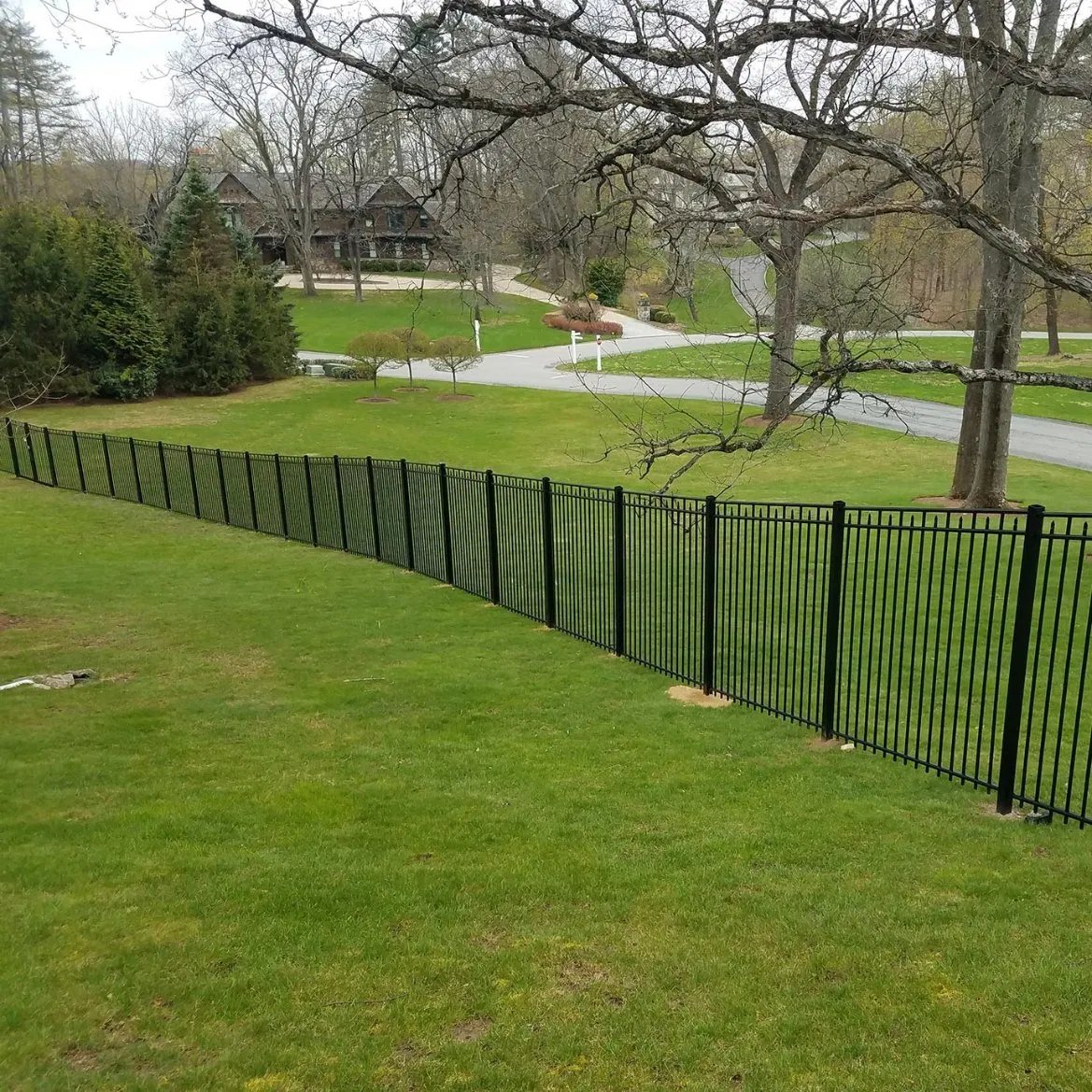 Stylish Aluminum Fencing Designs for Elegant Yard Entrances