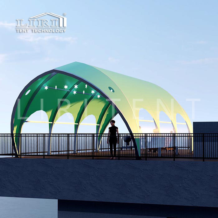 Sunshade Rainproof Resort Park Hotel Popular Luxury Safari Tent for Sightseeing Stand